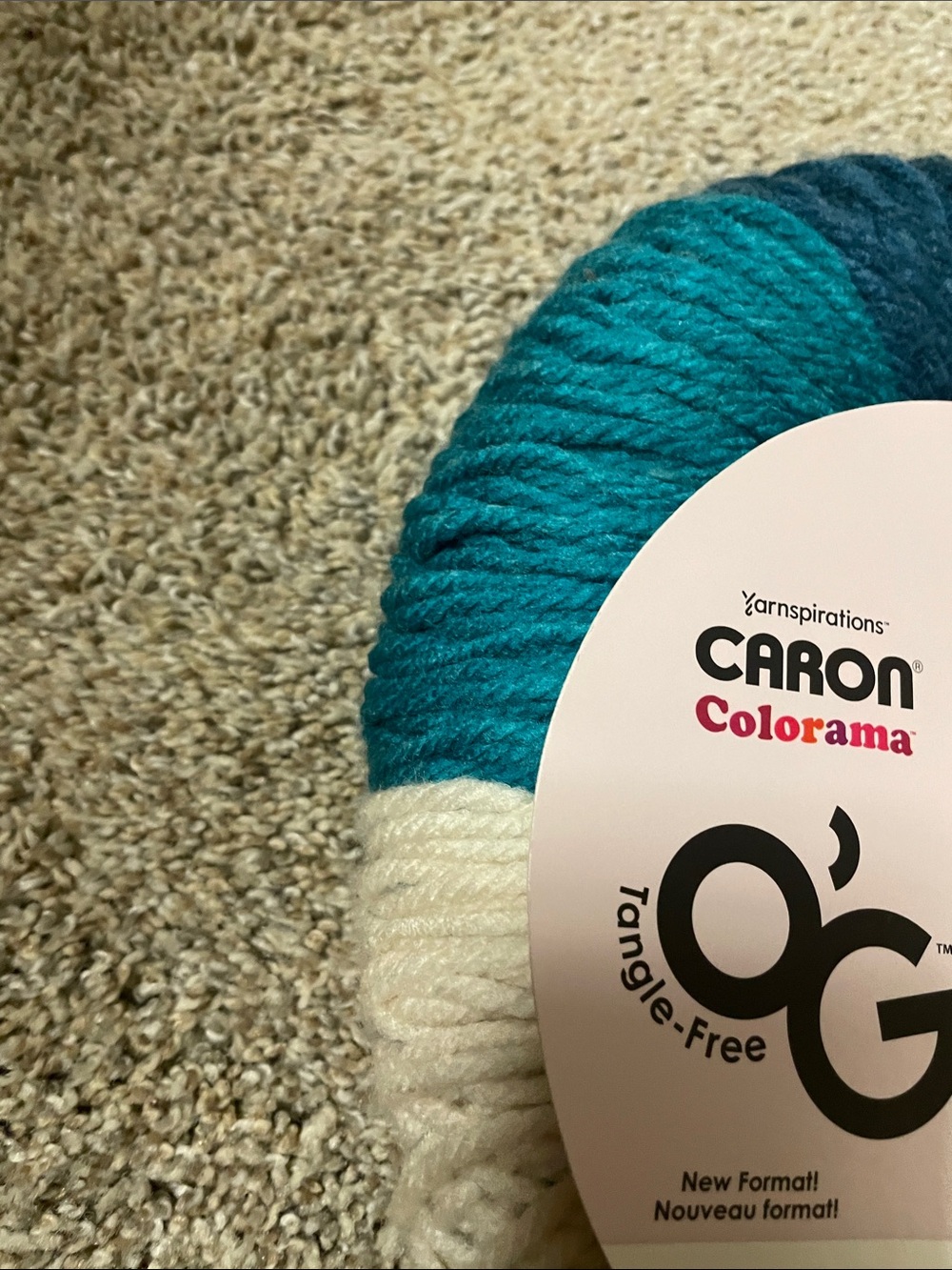 Blue mix yarn 🧶 - Picture 2 of 5